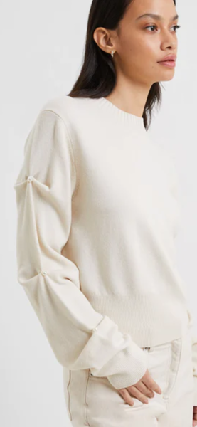 FRENCH CONNECTION - BABYSOFT PEARL SLEEVE JUMPER