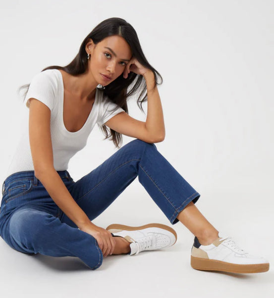 FRENCH CONNECTION - DENIM STRETCH DEMI - BOOT ANKLE CUT JEANS