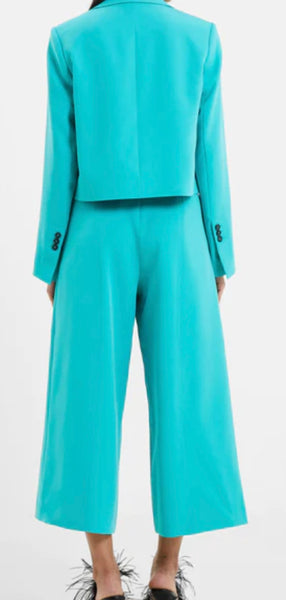 FRENCH CONNECTION - Jaded Teal Culotte Trousers