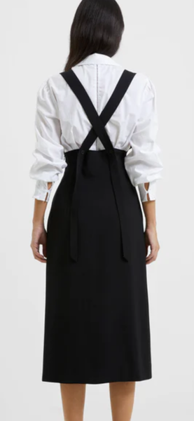 FRENCH CONNECTION - Black Midi Dress