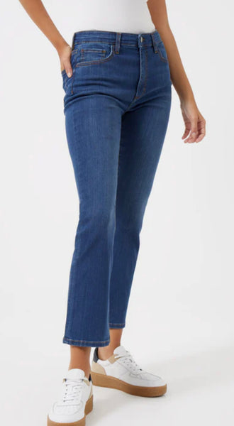 FRENCH CONNECTION - DENIM STRETCH DEMI - BOOT ANKLE CUT JEANS