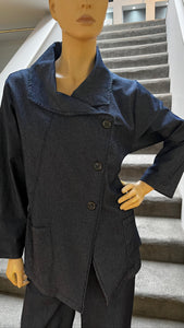 GILYA - DENIM ASYMMETRIC JACKET