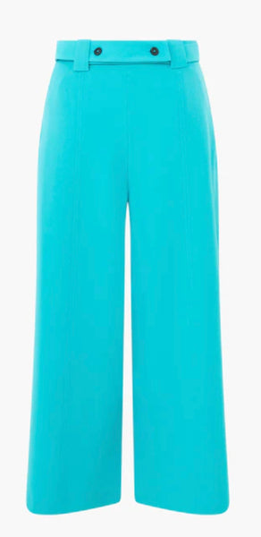 FRENCH CONNECTION - Jaded Teal Culotte Trousers