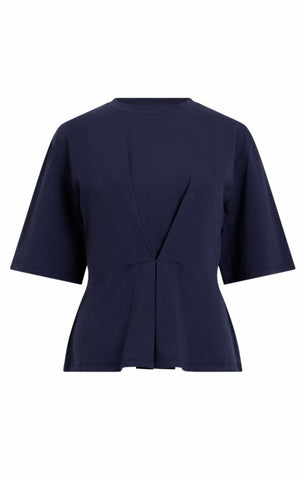 FRENCH CONNECTION - UTILITY BLUE PEARL TOP
