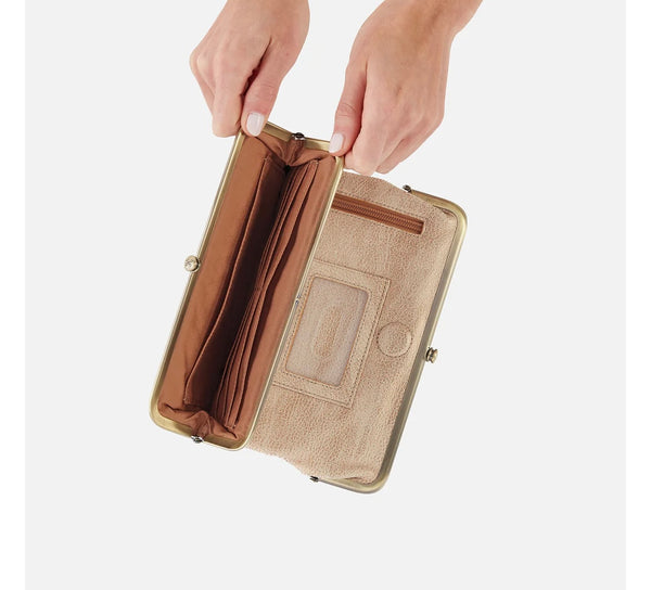 HOBO - GOLD LEAF LAUREN CLUTCH WALLET