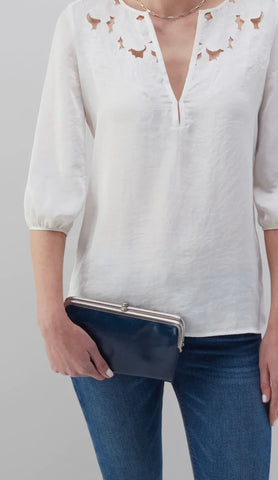 HOBO - DENIM LAUREN CLUTCH WALLET (PRE ORDER)