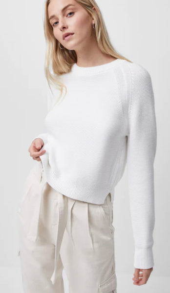 FRENCH CONNECTION- SUMMER WHITE MOZART JUMPER