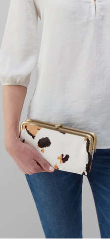 HOBO - LAUREN COWPRINT CLUTCH WALLET (PRE ORDER)