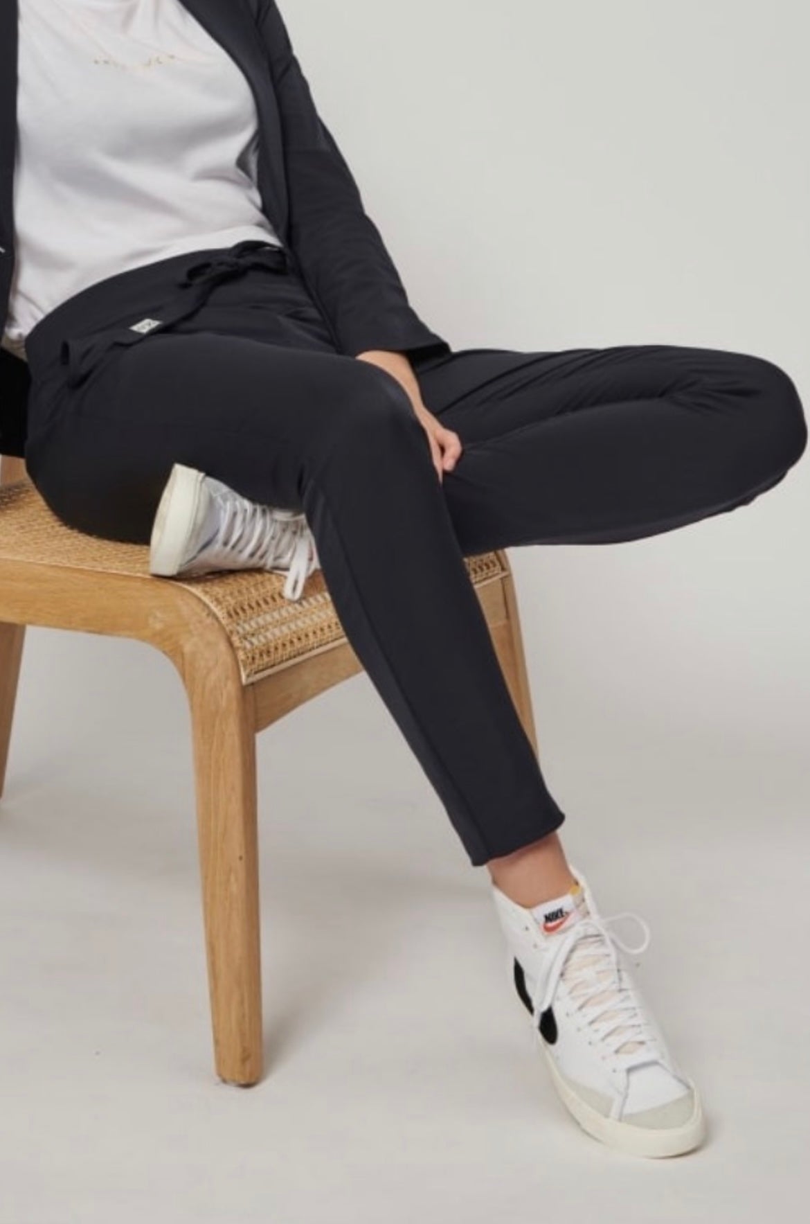 &CO WOMAN - NAVY PENNY TRAVEL TROUSERS (PRE ORDER)