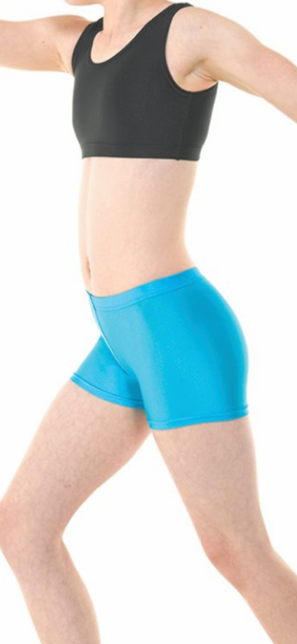 Micro yoga shorts top