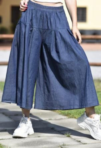 GILYA - DENIM CULOTTES SKIRT (PRE ORDER)