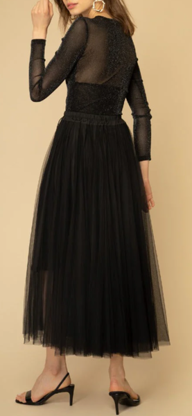 THE BOUTIQUE - BLACK TULLE TUTU SKIRT( PRE ORDER)