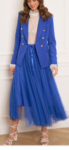 THE BOUTIQUE - BLUE TULLE TUTU SKIRT (PRE ORDER)