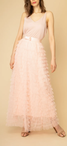 THE BOUTIQUE - BLUSH PINK LAYERED TUTU SKIRT