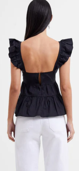 FRENCH CONNECTION - RHODES POPLIN TIERED CAMI TOP