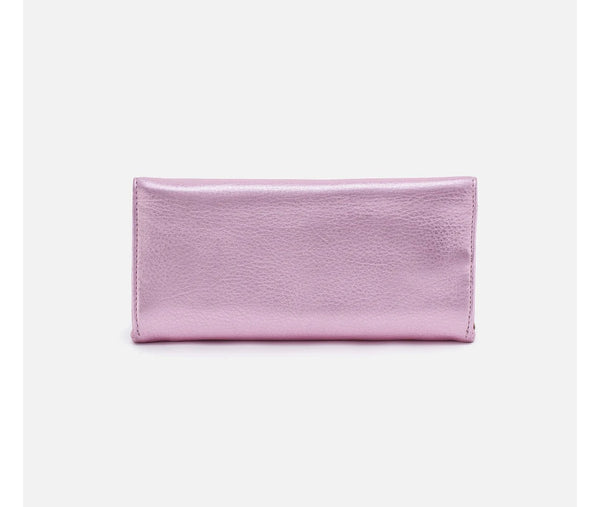 HOBO - PINK METALLIC RACHEL CONTINENTAL WALLET (PRE ORDER)