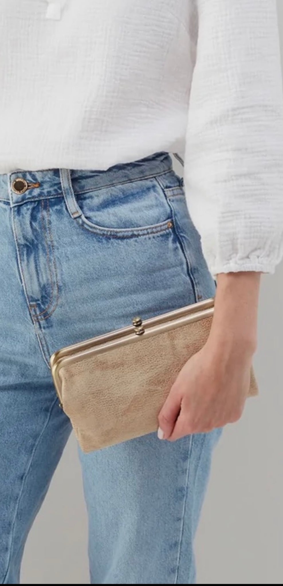 HOBO - GOLD LEAF LAUREN CLUTCH WALLET