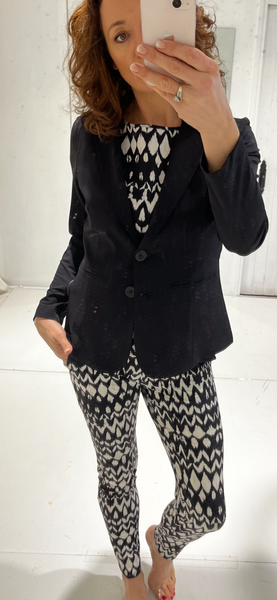 &Co WOMAN - BLACK  PHILEINE TRAVEL BLAZER (PRE ORDER)