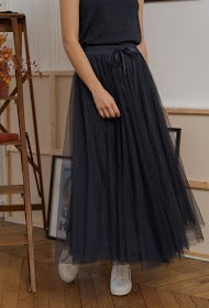THE BOUTIQUE - NAVY TULLE TUTU SKIRT (PRE ORDER)