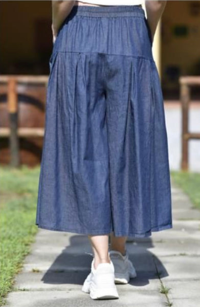 GILYA - DENIM CULOTTES SKIRT (PRE ORDER)