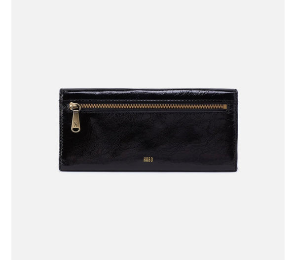 HOBO -BLACK JILL TRIFOLD WALLET