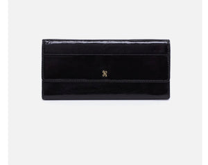 HOBO -BLACK JILL TRIFOLD WALLET